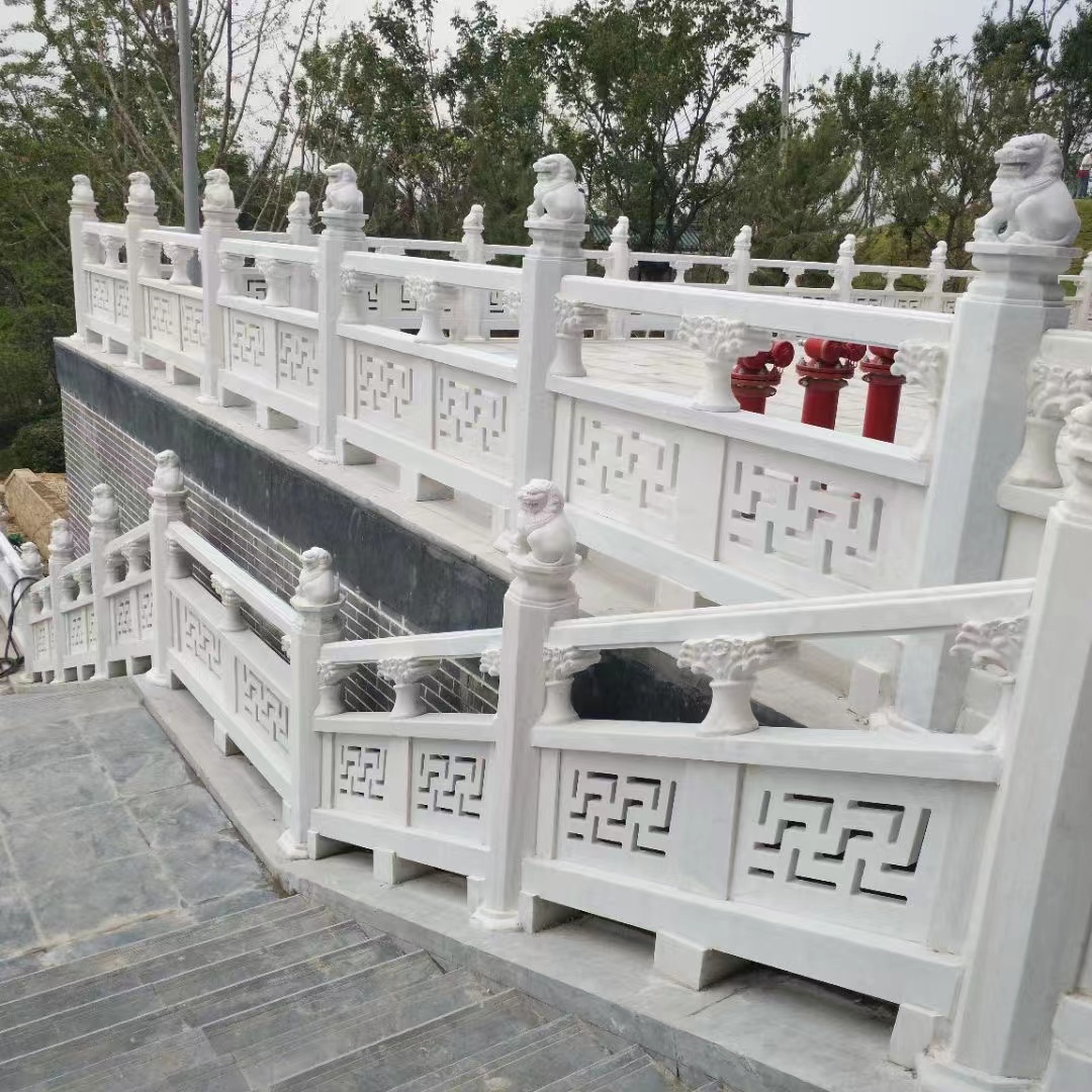 桥梁建筑-汉白玉栏杆